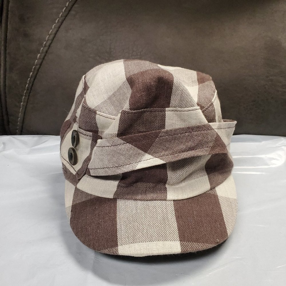 Accessorires Girls - Hat - Painter's Cap - - One Size Fits Most - Brown & White